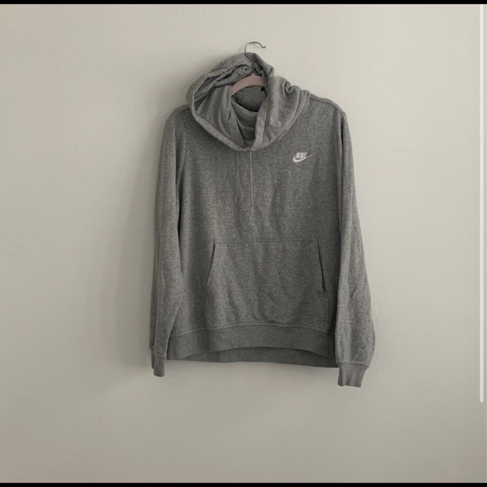 Nike Grey Cowl Neck Sweatshirt